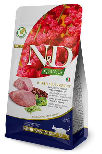 Farmina - N&D Quinoa Cat Weight Management Lamb