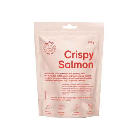 BUDDY - Crunchy Snack Salmon with Blueberries 10 x 150 gr