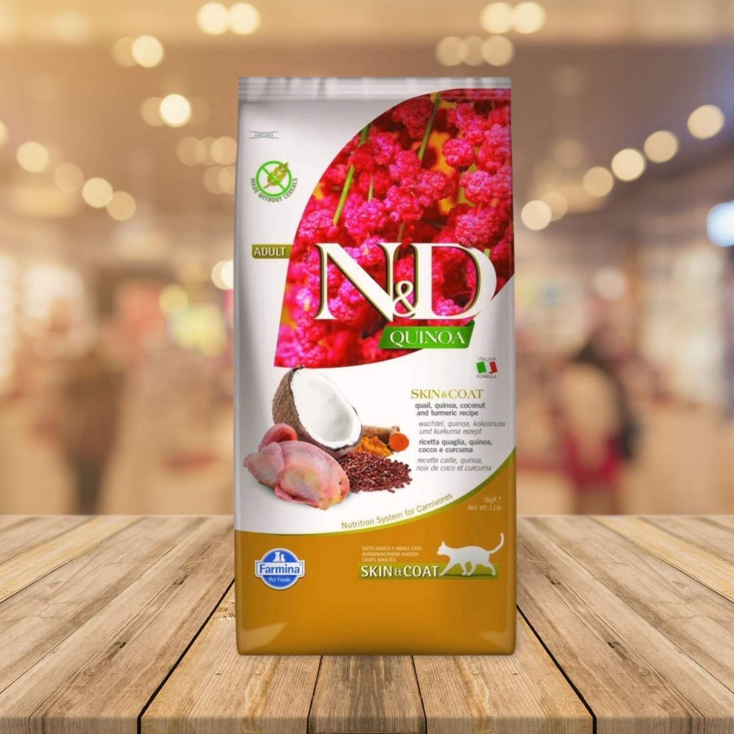 Farmina - N&D Quinoa Cat Skin & Coat Quail