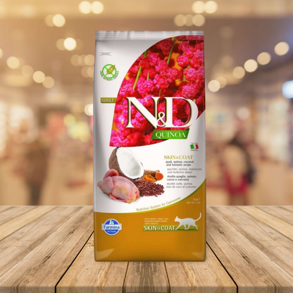 Farmina - N&D Quinoa Cat Skin & Coat Quail