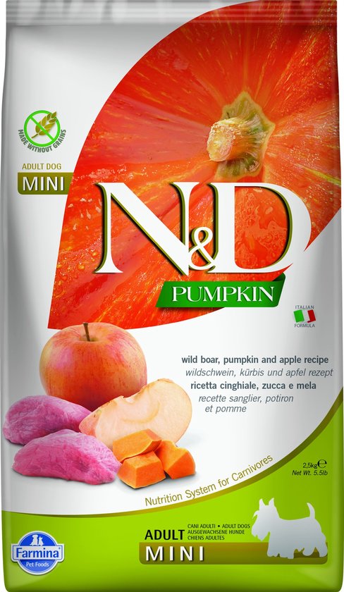 N&D Pumpkin Wild Boar Adult Mini