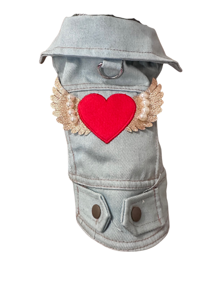 Stijlvolle Denim Hondenjasje