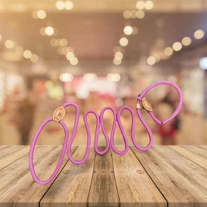 Puppyriem met verstelbare vaste halsband