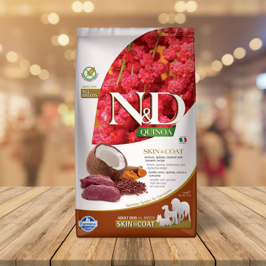 Farmina - N&D Quinoa Skin & Coat Adult Venison