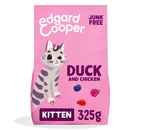 Edgard & Cooper - Kitten Fresh Free-Run Duck and Free-Range Chicken with blueberries, roseflowers and rosehip