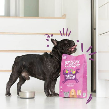 Edgard & Cooper - Adult Fresh Venison & Free-Run Duck with apple, beetroot, pear & blueberry - Dierenshop Lady