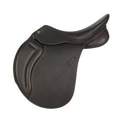 Veelzijdigheidszadel Bruin - Hoogwaardig Leer met Verwisselbaar Kopijzer - Dierenshop Lady