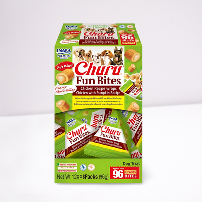 INABA Fun Bites Dog Chicken wraps Chicken with Pumpkin