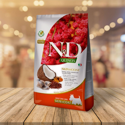 Farmina - N&D Quinoa Skin & Coat Adult Mini Herring