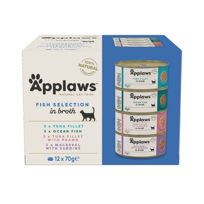 Applaws - Can Multipack Fish Selection 12 x 70 gr