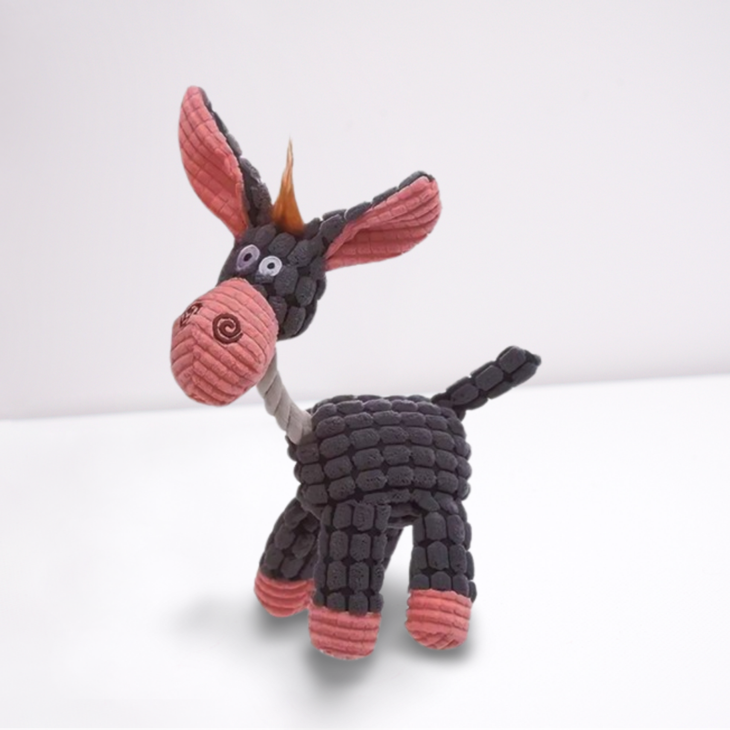 Speelmaatje Coco – Stevig Touwspeeltje met Pieper (29x20 cm)