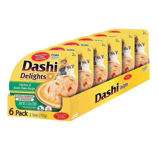 Inaba - Dashi Delights Chicken with Bonito Flakes 6 pack