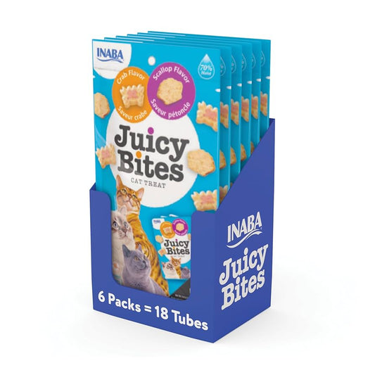 Inaba - Juicy Bites Scallop & Crap 6 Pack = 18 Tubes