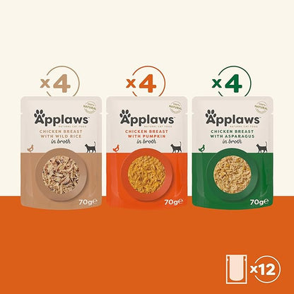 Applaws - Quick Serve MultiPack Chicken Selection 12 x 70 gr