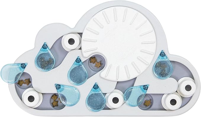 Petstages Nina Ottosson Cat Puzzle & Play Rainy Day White