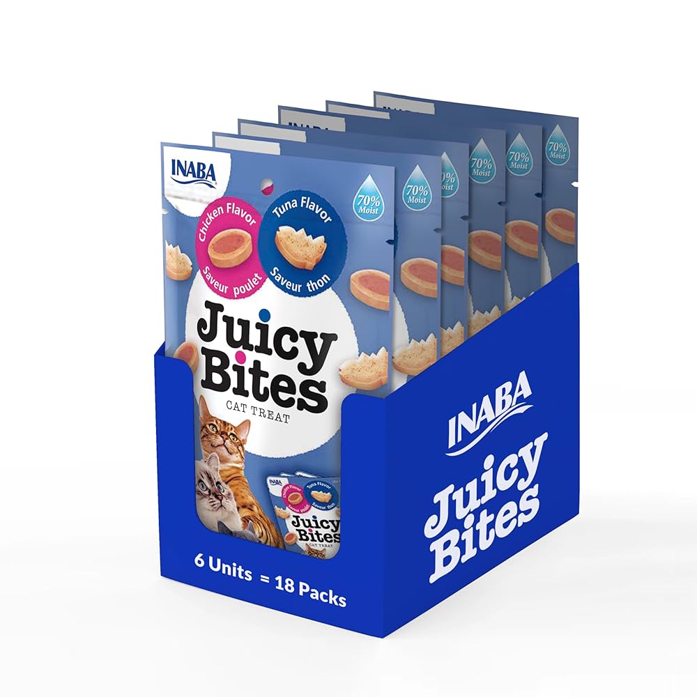 Inaba - Juicy Bites Tuna & Chicken 6 Pack = 18 Tubes