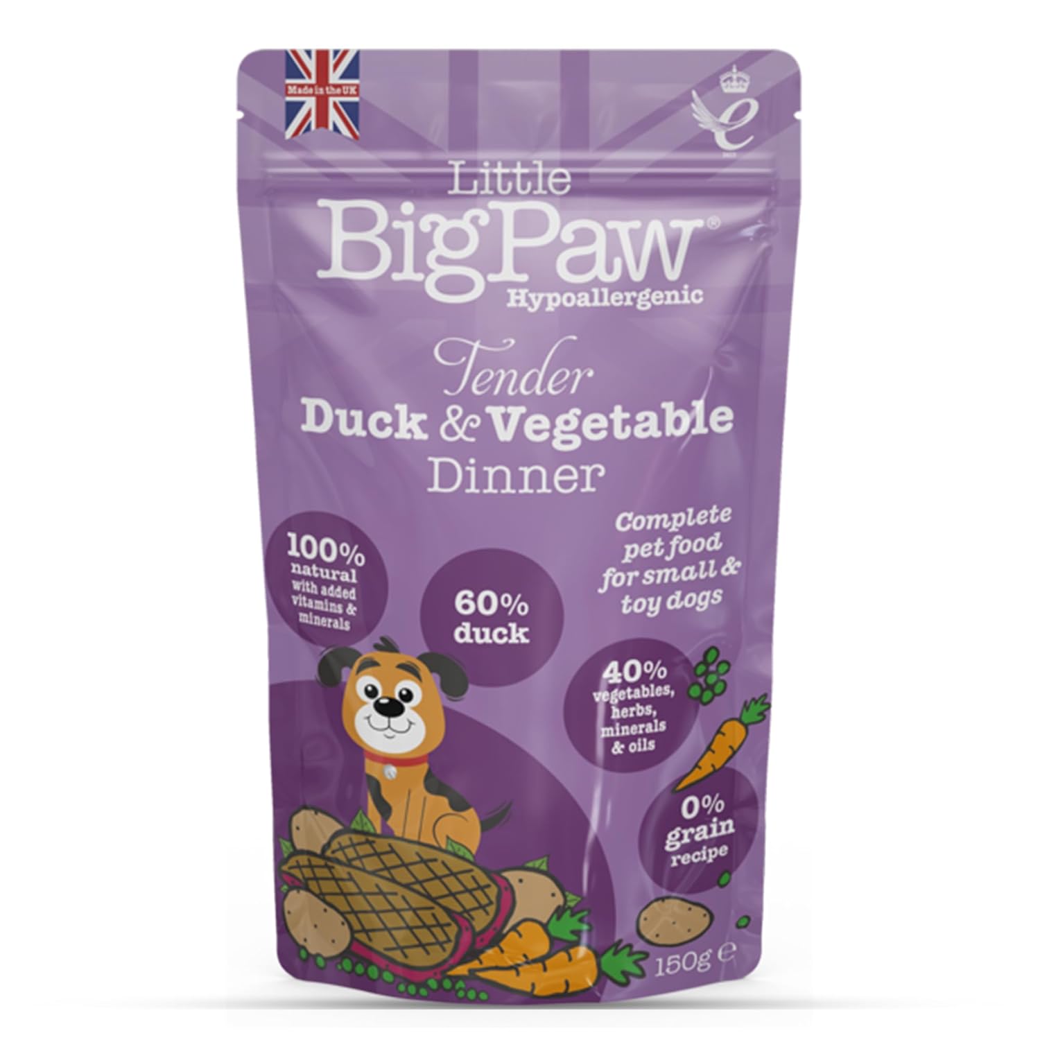 Little Big Paw - Duck with vegetable - Dierenshop Lady