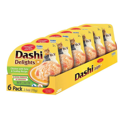 Inaba - Dashi Delights Chicken with Tuna & Scallop 6 pack