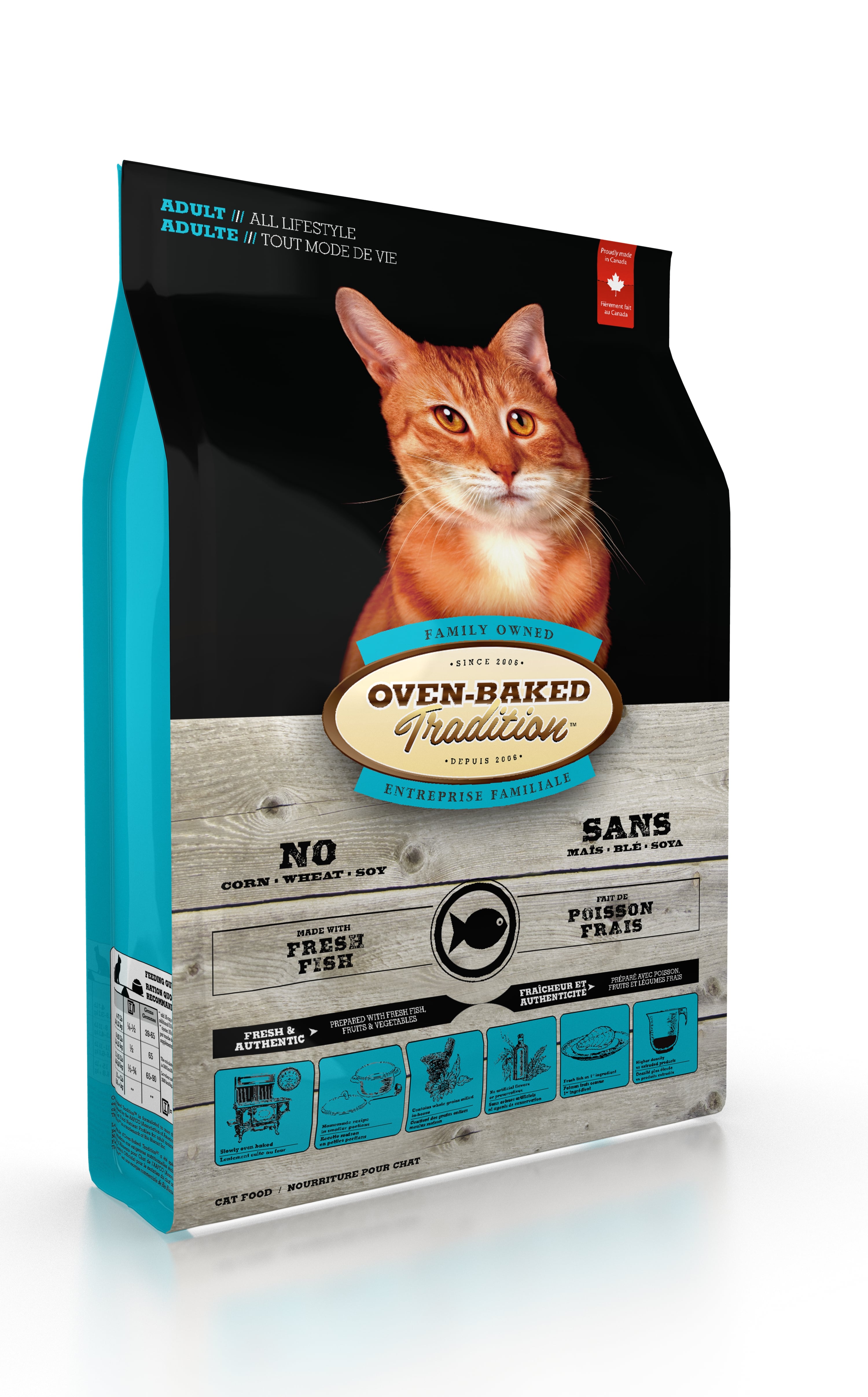 OBT Cat Food Adult Fish 2.27 kg.