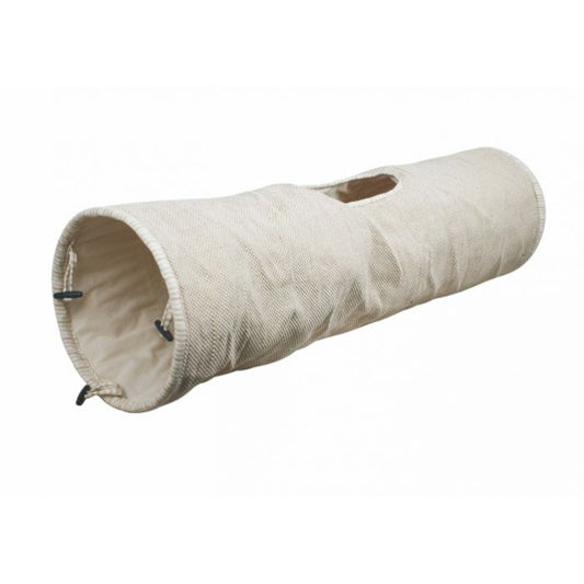 KATTENSPEELTUNNEL XL 90 X 25 CM BEIGE