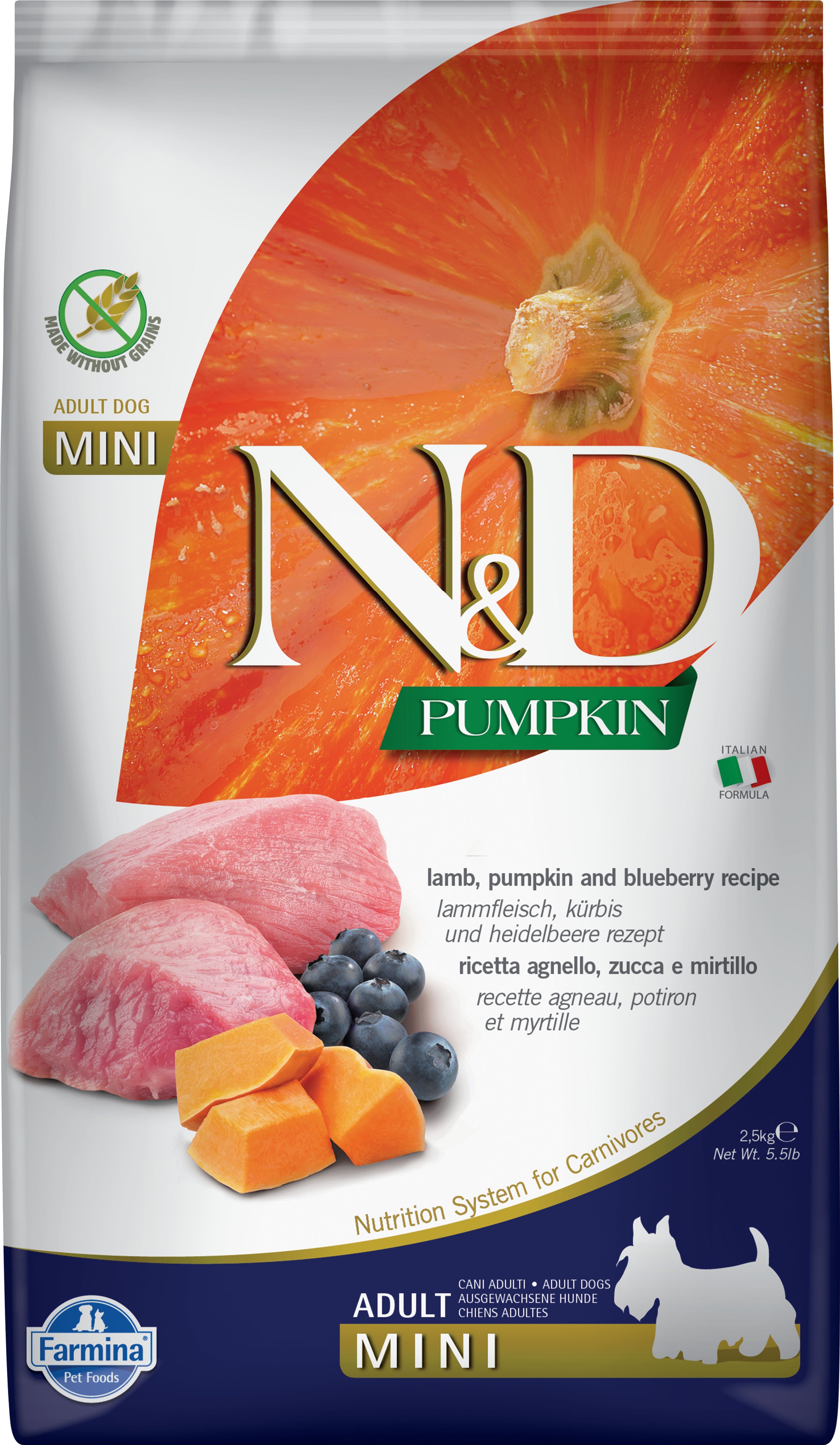 N&D Pumpkin Lamb Adult Mini