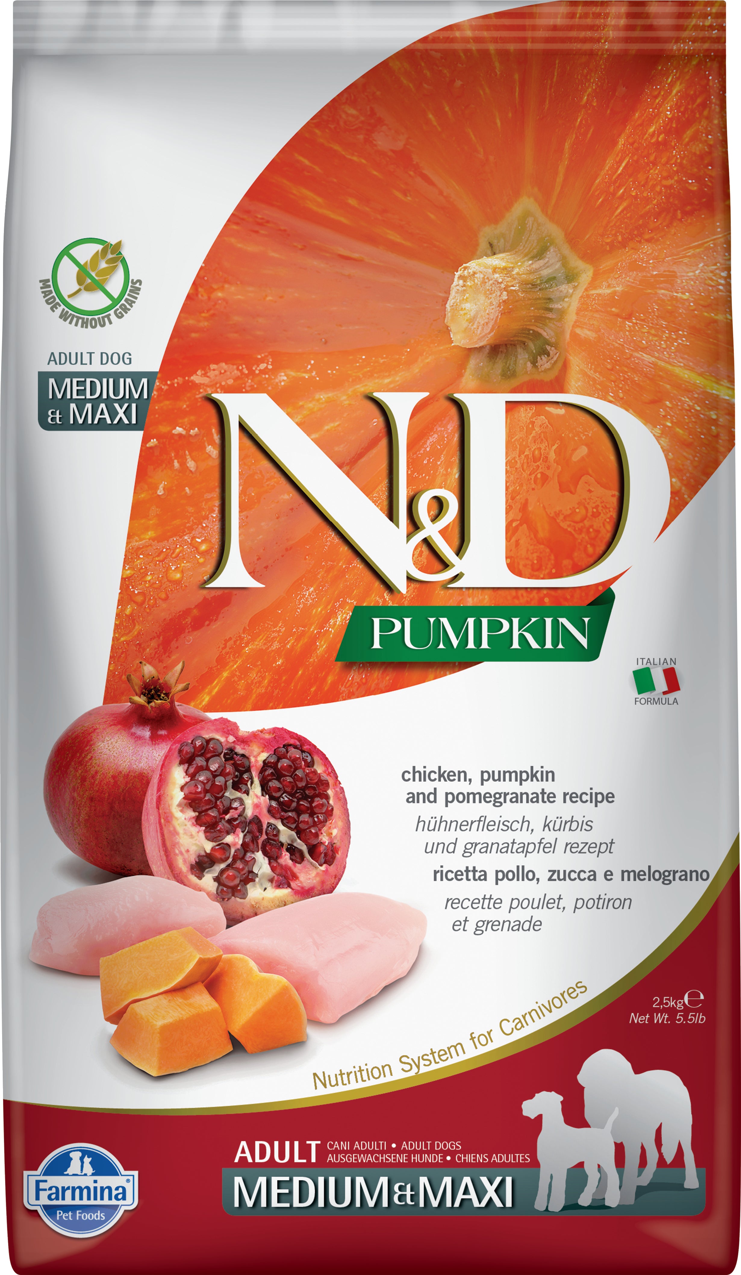 N&D Pumpkin Chicken Adult Medi/ Maxi