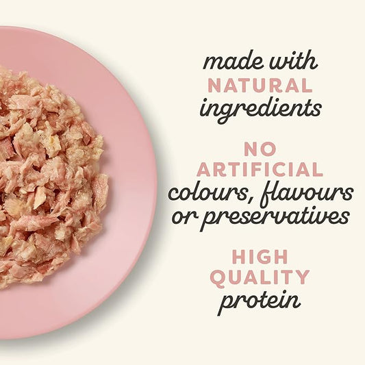 Applaws - Quik Serve Jelly Tuna Wholemeat & Salmon 12 x 70 gr