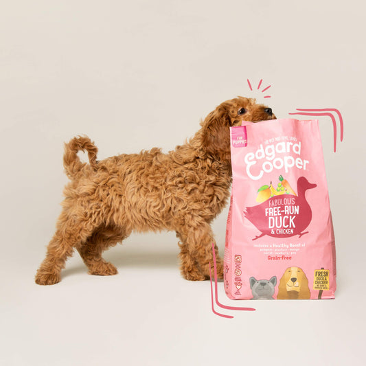 Edgard & Cooper - Puppy Fresh Free-run Duck & Chicken with plantain,mago, carrot & peas
