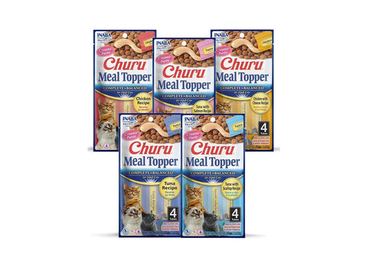 Inaba - Meal Topper Chicken with Cheese 12 Pack = 48 Tubes