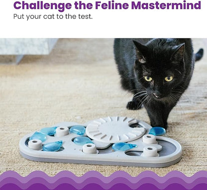 Petstages Nina Ottosson Cat Puzzle & Play Rainy Day White