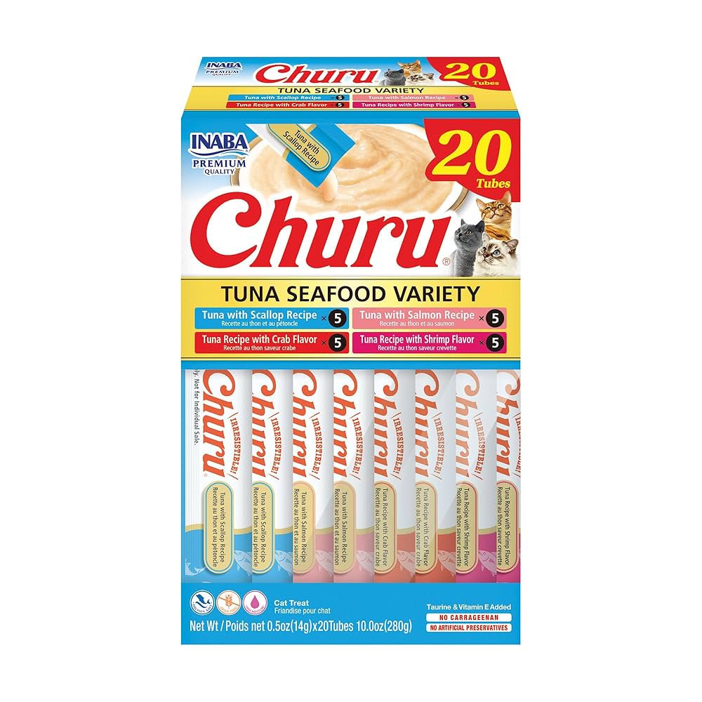 Inaba - Churu Multipack Tuna Seafood 20 pcs
