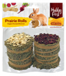 Hobby First HopeFarms prairie rolls pastinaak & rode biet 200gr - Dierenshop Lady