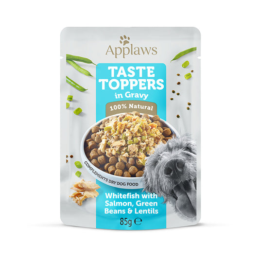 Applaws - Dog Taste Toppers Whitefish with Salmon in Gravy