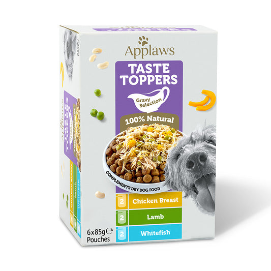 Applaws - Dog Taste Toppers in Gravy 6 x 85 gr