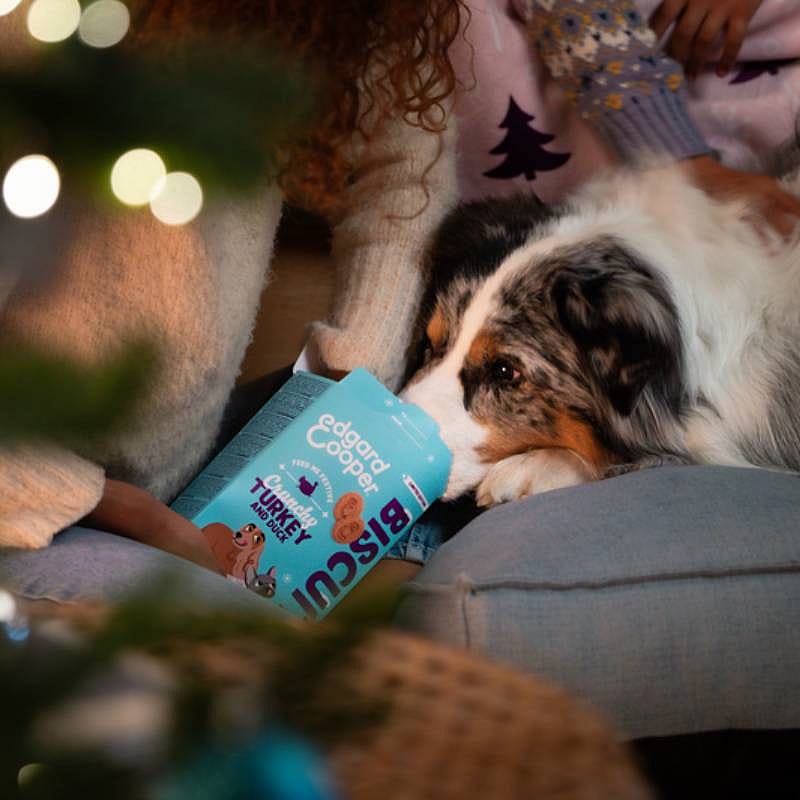 Edgard & Cooper - Crunchy Turkey and Duck Biscuits Kersteditie - Dierenshop Lady