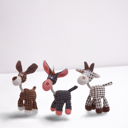 Speelmaatje Bruno – Sterk Hondenspeeltje met Pieper (29x20 cm)