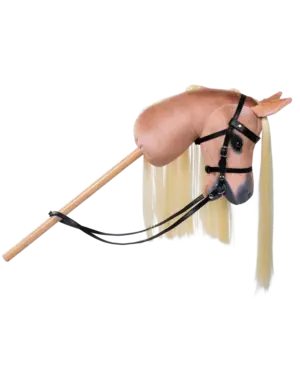 Stokpaard Spirit - Elegant Beige Hobbypaard met Lichtblonde Manen - Dierenshop Lady