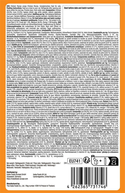 Inaba Fun Bites Cat Chicken Wraps – Chicken