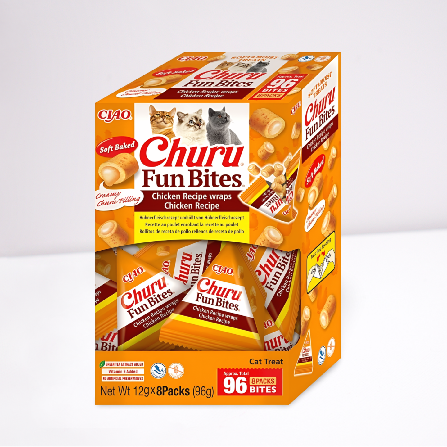 Inaba Fun Bites Cat Chicken Wraps – Chicken