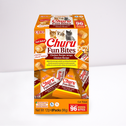 Inaba Fun Bites Cat Chicken Wraps – Chicken