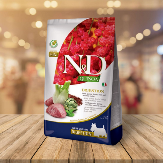 Farmina - N&D Quinoa Digestion Adult Mini Lamb