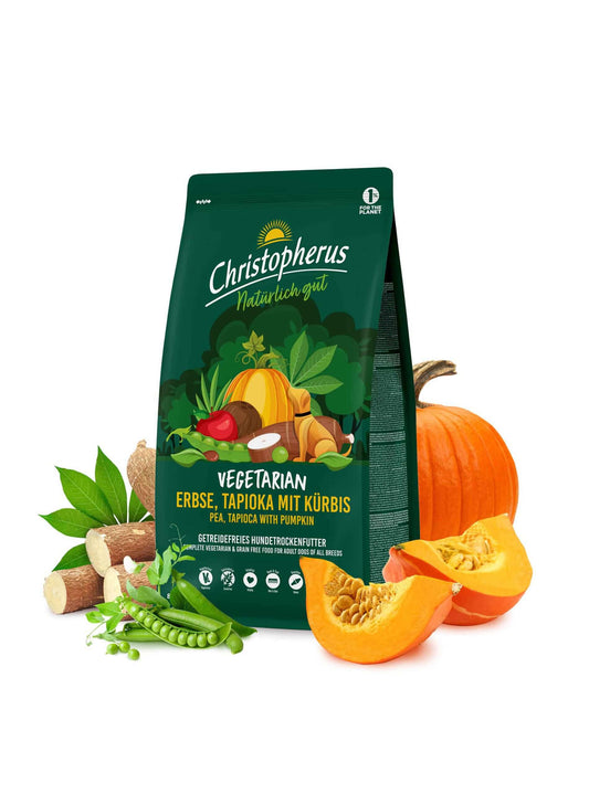 Christopherus - Vega Hondenvoeding - Pea tapioca with pumpkin