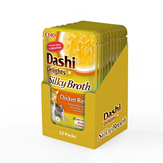 Inaba - Dashi Delights Silky Broth Chicken 12 pack x 40 gr