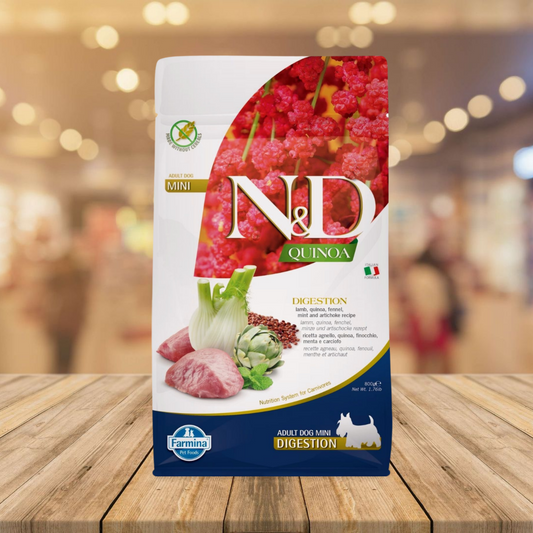 Farmina - N&D Quinoa Digestion Adult Mini Lamb