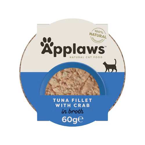 Applaws - Pots Tuna Fillet & Crab 10 x 60 gr
