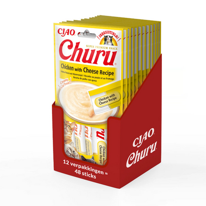 Inaba - Churu Chicken With Cheese 4 Tubes