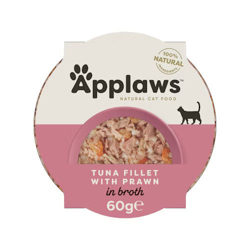 Applaws - Pots Tuna Fillet & Prawn 10 x 60 gr
