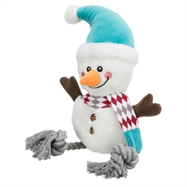 Trixie Xmas Sneeuwpop Pluche/Katoen 41 cm