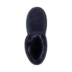 Waterdichte Outdoorlaars met Imitatiebont - Donkerblauw - Dierenshop Lady