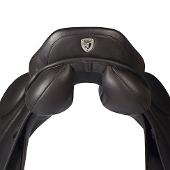 Jumex Springzadel - Dubbel Leder met Verwisselbaar Kopijzer - Dierenshop Lady